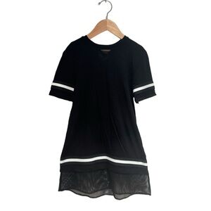 OMAMIMINI black & white lightweight a-line dress - size 2